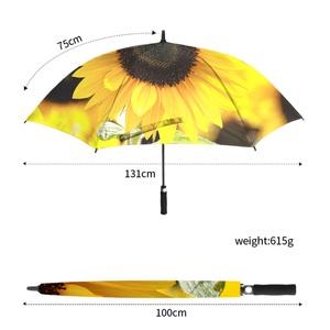 27 Inch Personality Sublimation Wholesale Promotion Custom <b>Umbrella</b> with Logo Printing <b>Umbrellas</b> for the Rain - Product Image 1