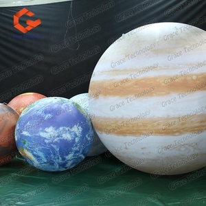 Ballon de planète gonflable éducatif Système solaire Soleil Terre <span class=keywords><strong>Jupiter</strong></span> Mars Saturne Neuf Ballons de planète Accessoires d'enseignement - Product Image 4