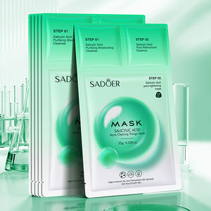 OEM SADOER masker Label pribadi, perawatan wajah lembar asam salisilat pelembab tiga langkah - Product Image 5