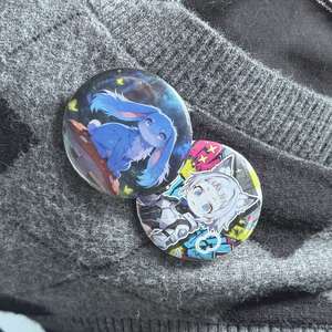Custom Round Kpop Cartoon <b>Anime</b> <b>Plush</b> Badges <b>Plush</b> Tinplate Button Badge Personalized Logo Name Metal Tin Pin Wholesale - Product Image 5