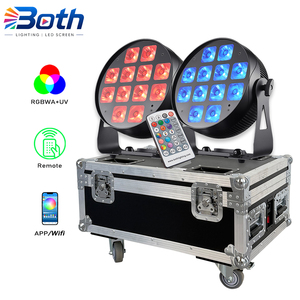 12x18W RGBWA UV LED Par Can <b>Light</b> for Wedding Uplight Stage Performance and Event Lighting - Product Image 1