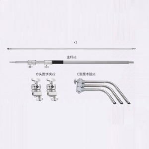Vendo soporte de luz de 40 pulgadas video pierna mágica fotografía C marco bandera placa soporte fotografía lámpara pie marco saco de arena soporte - Product Image 1