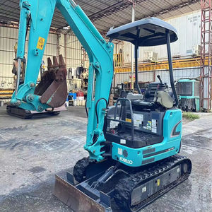 Excavatrice sur chenilles d'occasion Kobelco SK75 Mini modèle 2020 1,5 TONNE Moteur Japonais SK 17 SR pour inspection par rapport et vidéo - Product Image 1