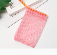 Sac de Savon en Nylon Africain Personnalisé en Gros, Éponge Exfoliante Simple pour le Corps et le Bain