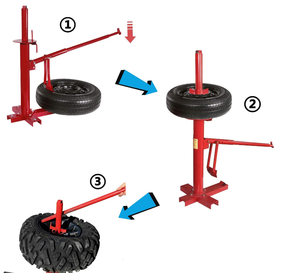 Cambiador <span class=keywords><strong>de</strong></span> neumáticos <span class=keywords><strong>manual</strong></span> portátil OEM <span class=keywords><strong>de</strong></span> 8 a 16 pulgadas para coche, camión, hogar, garaje, taller automotriz pequeño - Product Image 5
