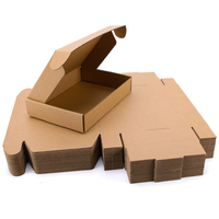 Embalaje de papel de caja fuerte de cartón corrugado personalizado para envío con su diseño único
