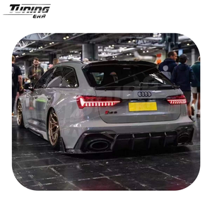 ดิฟฟิวเซอร์หลังคาร์บอนไฟเบอร์สำหรับ Audi RS6 Avant RS7 Sportback <span class=keywords><strong>A6</strong></span> Avant <span class=keywords><strong>A6</strong></span> Allroad C8 <span class=keywords><strong>2019</strong></span>+ อัพเกรด - Product Image 6