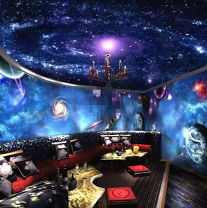 Cosmic Starry Sky Techo 3D Wallpaper Sticker Papel de pared para club nocturno - Product Image 3