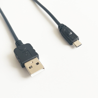 Câble Micro USB 2.0 AM/V8 court 30CM, 5 broches, pour recharge et données, cordon de chargeur pour Android