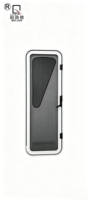 Porte d'entrée de camping-car en alliage d'aluminium avec serrure dissimulée à 3 points, porte moustiquaire en verre acrylique simple vitrage, homologuée E-Mark DOT, OEM ODM, marque BOLUDE