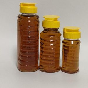 10 Pack 8 oz <strong>Bear</strong> <strong>Honey</strong> Bottle Plastic Squeeze Jar with Flip-Top Lid for Juice Tea Coffee Pump Sprayer Sealed Container - Product Image 3