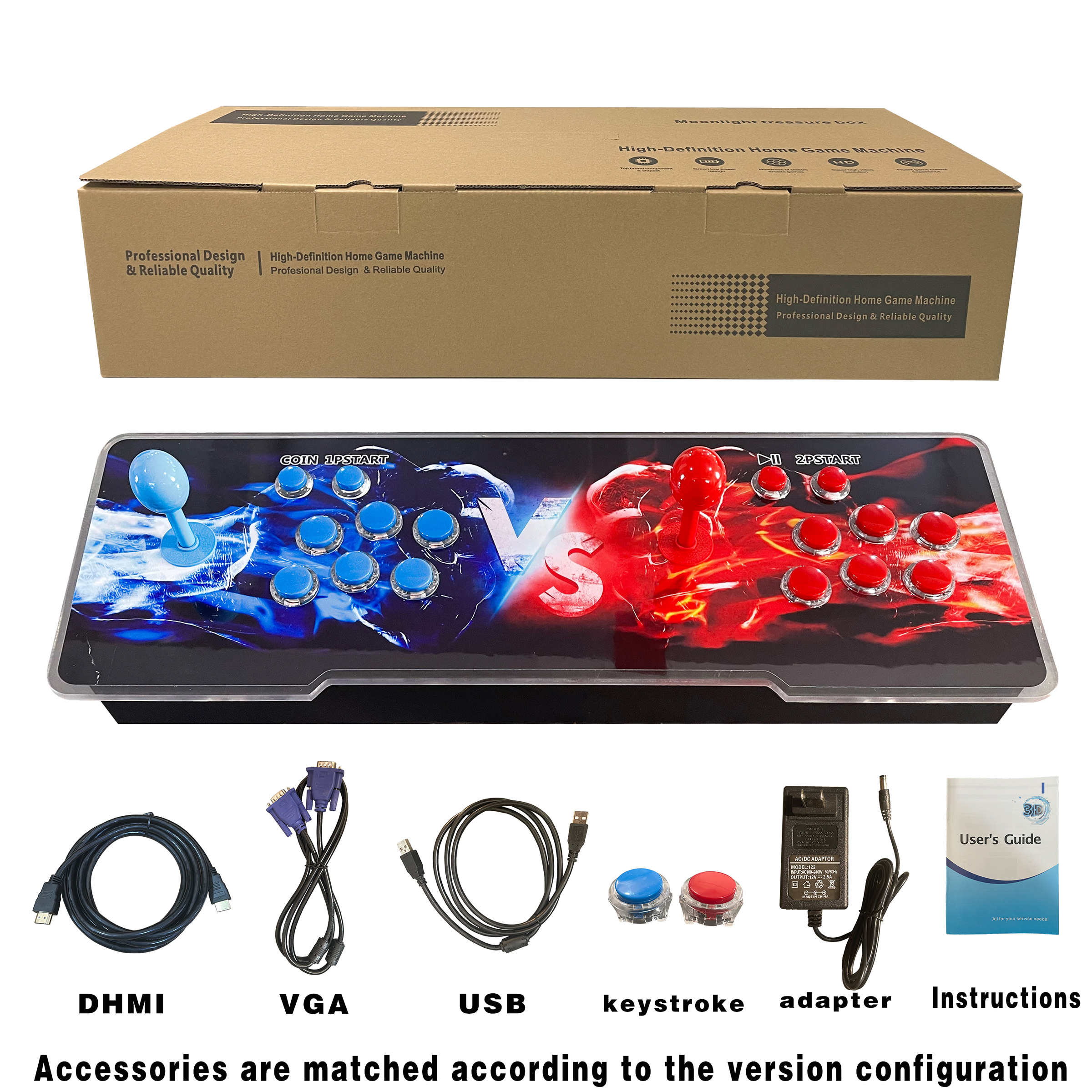 2024 New Pandora Arcade 8000 in 1 - High-Quality Game Box