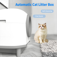 Vollständig Geschlossene Selbstreinigende Umweltfreundliche Leicht zu Reinigende Katzentoilette 65L Automatische Smarte APP Geruchskontrolle Mehrkatzen-WC