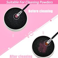 Pinceaux de maquillage de marque privée nettoyant pour enlever les couleurs éponge nettoyante outil de nettoyage rapide