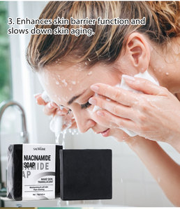 Savon à la niacinamide très vendu, 70g, nettoyage en profondeur, hydratant pour le corps, savon artisanal pour la peau - Product Image 5