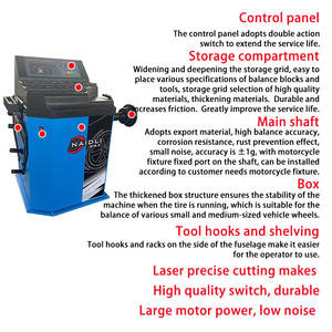 Desmontadora de Llantas para Camión de 220V con Máquina sin Contacto y Combo de Balanceadora Equipo para Reparación de Autos - Product Image 5