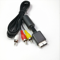 Cable AV de 1,8 M para PS2, componente de Audio y vídeo, Cable de 3 RCA para TV, Cable AV para PS1/PS2/PS3