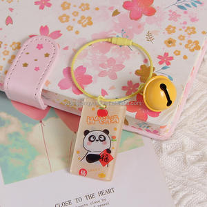 Llavero de Acero Inoxidable con Forma de Dibujo Animado en Acrílico Personalizado, Impresión Tipográfica para Texto Personalizado, Anillo Multifuncional para Llaves, Etiqueta de Identificación - Product Image 2