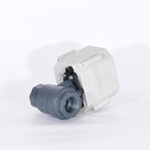 วาล์วบอลไฟฟ้า Tonhe DN15 1 นิ้ว วัสดุพลาสติก สำหรับน้ำและอากาศ อุณหภูมิปกติ แบบตรงผ่าน ทนทานต่อการกัดกร่อน - Product Image 4