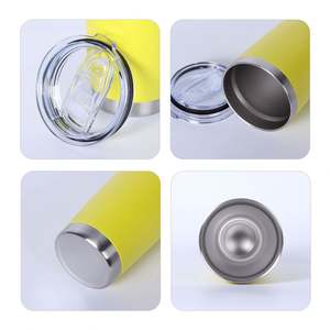 Gobelet isotherme en acier inoxydable avec revêtement en poudre, logo personnalisé, 20 oz, pour l'extérieur, tasse de voyage isolée de 30 oz avec couvercle, gobelet à café de voyage de 20 oz - Product Image 2