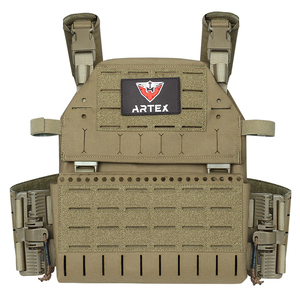 Gilet tactique Artex à dégagement rapide pour entraînement extérieur, protection corporelle Molle Camo, porte-plaques tactique - Product Image 3