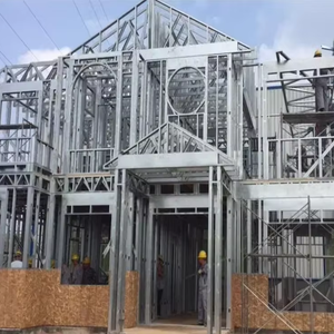 Residencia <span class=keywords><strong>de</strong></span> Villa con Estructura <span class=keywords><strong>de</strong></span> Acero Personalizada para Constructores <span class=keywords><strong>de</strong></span> <span class=keywords><strong>Casas</strong></span> Modernas - Product Image 1