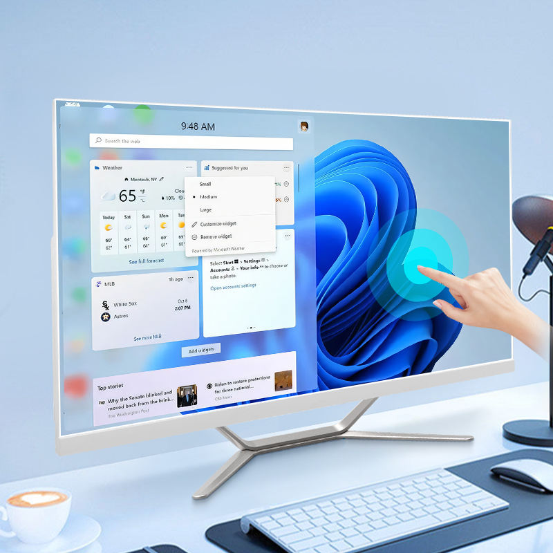 2026 Super Thin 23.8" Touch Screen All-in-One PC | 11th Gen Intel Core i5/i7 | Gaming & Entertainment Desktop – orangles Kuwait