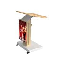 Podios de Iglesia con Pantalla Táctil LCD Inteligente de 21.5 Pulgadas, Todo en Uno, Modernos, con Micrófono y Altavoz para Conferencias