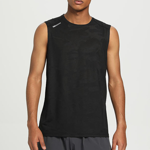 High Quality Sleeveless Crew Neck Breathable Quick Dry Eco-Friendly for Men Custom Design Logo Wholesale - Product Image 1