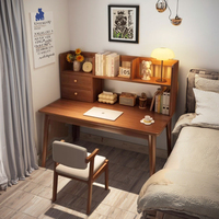 Étagère de bureau moderne à usage domestique intégrée ordinateur pour adultes bureau simple pieds en bois massif chambre à coucher bureau d'étude pour étudiants