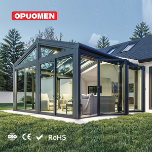 Opuomen hecho a medida insonorizado resistente al calor independiente de aluminio doble vidrio al aire libre casas Sunroom - Product Image 1