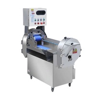 Automatische Aloë Vera & Groenten Snijmachine: Professioneel apparaat voor het snijden van wortelen, fruit/ui/aardappel/ham in blokjes & plakjes