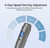 PKAISS M8 Stylo Derma sans fil portable en alliage d'aluminium rechargeable par USB avec garantie d'un an pour la thérapie cutanée et l'utilisation en salon (Microneedling)