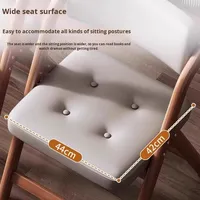 Chaise de salle à manger pliable en bois avec revêtement en cuir, chaise de conférence de bureau empilable, design moderne pour le mobilier de maison