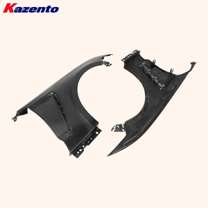 Pour Ford <span class=keywords><strong>Mustang</strong></span> 2 portes 2015-17 carbone GT3 Style paire de garde-boue ventilé côté avant - Product Image 3