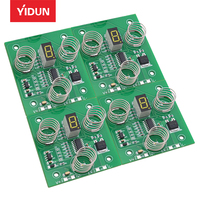 Interrupteur tactile capacitif manuel à courte portée 60W pour maison intelligente TS5158 avec variateur de tension constante 3A et détection PIR pour domotique
