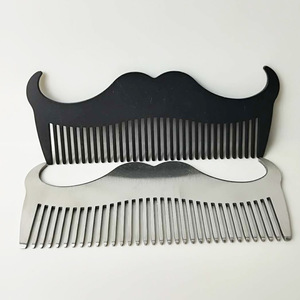 Nuovo Design da barbiere <span class=keywords><strong>pettine</strong></span> tascabile antistatico baffi da barba <span class=keywords><strong>pettine</strong></span> per barba - Product Image 1