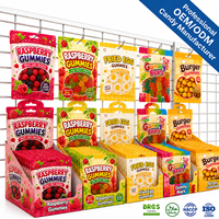 Gomitas de Frutas Variadas con Forma de Hamburguesa, Sabor Agridulce, Suaves, Halal, Venta al Por Mayor, Personalizables, Marca Privada, TIK TOK