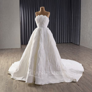 Jancember 251033 Robes élégantes sans bretelles à volants pour mariage - Product Image 1