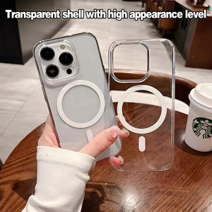 Coques <span class=keywords><strong>de</strong></span> Téléphone Portable Magnétiques Transparentes Antichoc Personnalisées <span class=keywords><strong>de</strong></span> Haute Qualité Conviennent à l'iPhone 17 Pro Max - Product Image 2