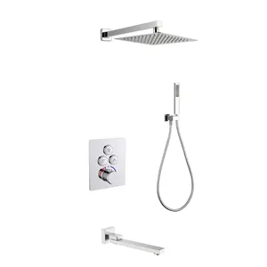 Bath Room Concealed Wall Mixer Kit Bathroom Wall Mounted Shower Control Valve