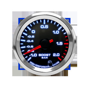 Manómetro Universal para Automóvil de 52 mm (2 Pulgadas) -1.0 a 2.0 Bar, Manómetro de Presión de Turbo de Alto Rendimiento para Vehículos Modificados - Product Image 3