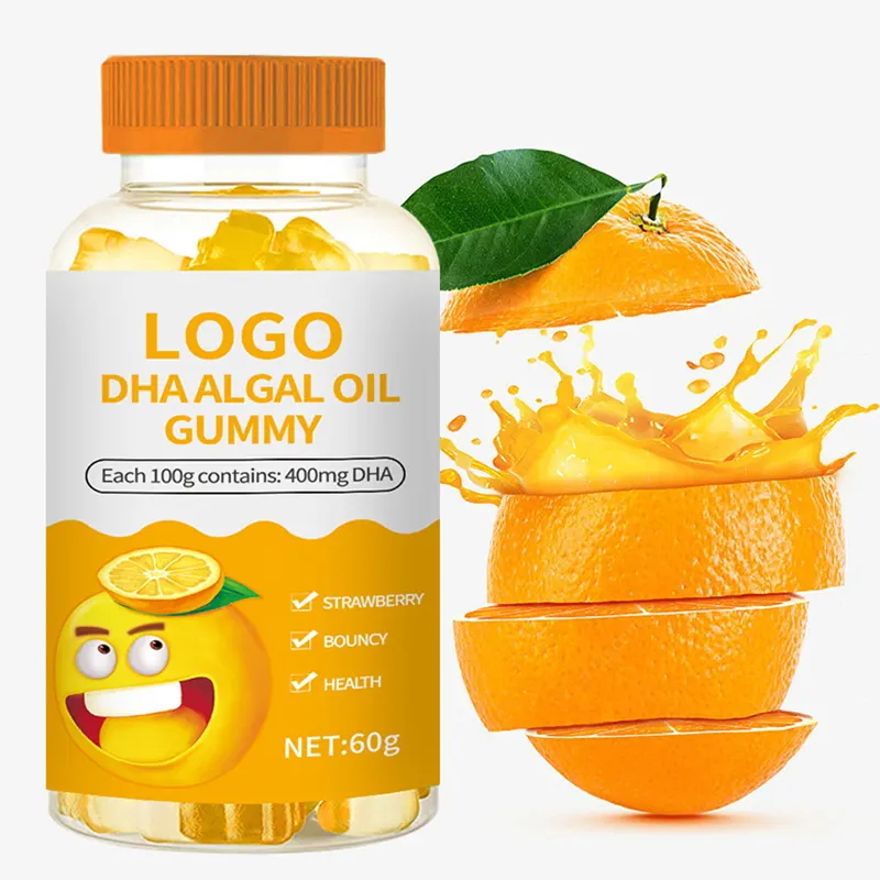 Customized OEM Omega 3-6-9 With DHA Supports Brain Immune Functions Nutrition Vegetarian Omega 3-6-9 Gummies