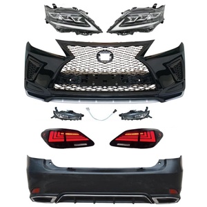 Kit carrosserie pour <span class=keywords><strong>Lexus</strong></span> <span class=keywords><strong>RX</strong></span> 2009 2010 <span class=keywords><strong>2011</strong></span> 2012 2013 2014 2015 RX300 upgrade 2022 modèle phares pare-chocs grilles - Product Image 4