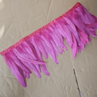 Plumes de coq de 20-25 cm, plumes de queue de coq, garnitures blanchies et teintes, franges pour fêtes, carnavals, artisanat, vêtements et accessoires