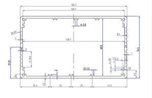 Panel de alarma de caja de aluminio de 75 * 127-150mm con <span class=keywords><strong>Editor</strong></span> de carcasa de aluminio con carcasa de instrumento de caja de alimentación de carcasa de aluminio - Product Image 5