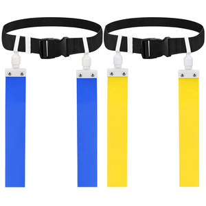 Kit de Fútbol Americano con Bandera Moderna, 2 Banderas por Cinturón, Set de Entrenamiento Deportivo al Aire Libre para Niños, Adolescentes y Adultos, Portátil, Perfecto para el Hogar Inteligente - Product Image 1