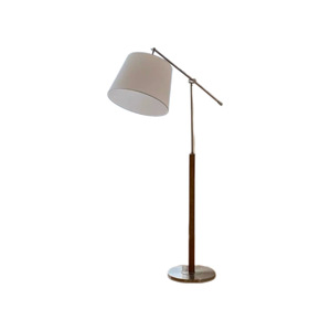 Original Design Vintage Solid Wood Swing Arm Floor Lamp Warm <b>Light</b> LED Home Living Room Bedroom Study - Product Image 5