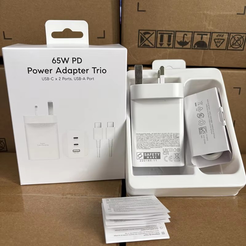 Blanco 65W SET Enchufe Reino Unido