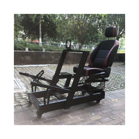 Profil en aluminium d'extrusion robuste anodisé noir Fente 40120 T pour simulateur de course professionnel et confortable de haut niveau